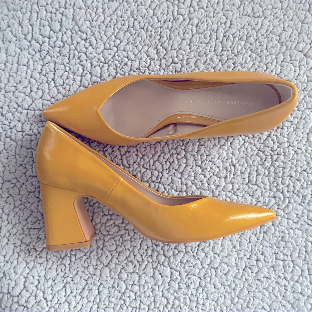 Zara block heels